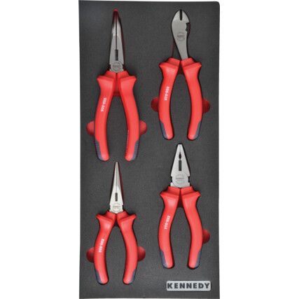 4PCS VDE PLIER SET WITH FOAMM1832