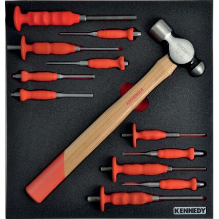 12PCS PUNCH & HAMMER SET WITHFOAMM1832