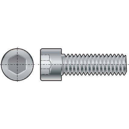 M3x25 SKT HEAD CAP SCREW FULLYTHREADED (GR-12.9) (PK-200)