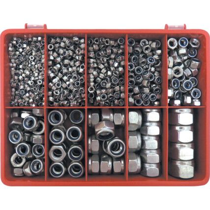 A2 STAINLESS STEEL METRIC NYLOC NUT KIT