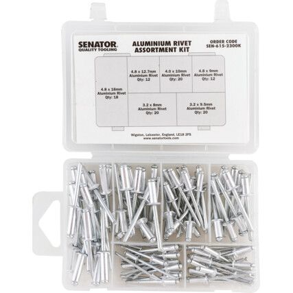 102 PCE ALUMINIUM RIVETASSOERTMENT KIT