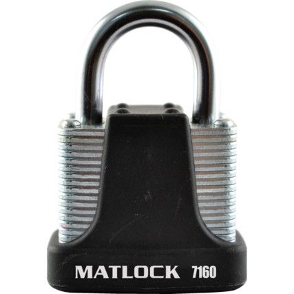 40mm 4 PIN STRONG PADLOCKBLACK KEYED ALIKE