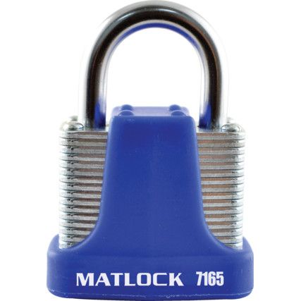 40mm 4 PIN STRONG PADLOCKBLUE KEYED ALIKE