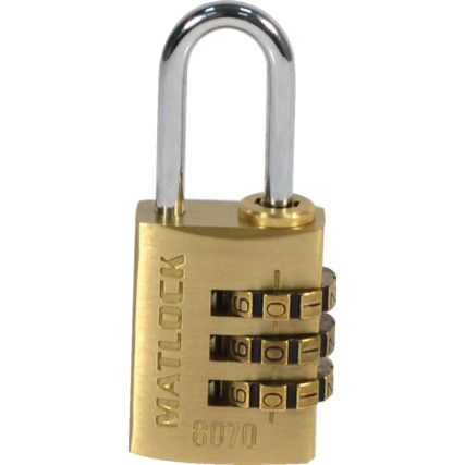 20mm BRASS COMBINATION PADLOCK (PK-4)