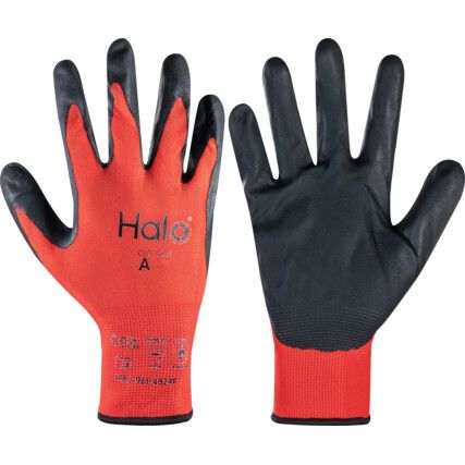 FOAM NITRILE CUT-A GLOVE RED SZ-6