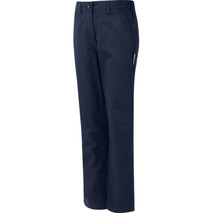 LADIES CLASSIC TROUSERS NAVY SIZE8, 33" LEG