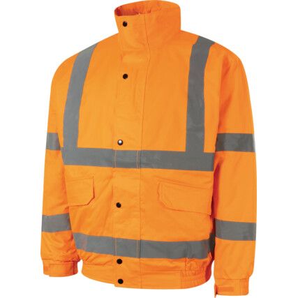 HI-VIS ORANGE RIP-STOPBOMBERJACKET (EN20471) (S)