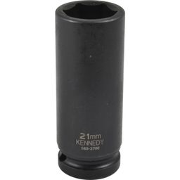 Impact Sockets: 1/2" Drive Metric, Deep Length, 6-Point thumbnail-2