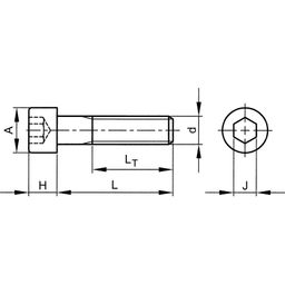 Socket Head Cap Screw, BSF - Steel - Grade 12.9 - DIN 912 thumbnail-2