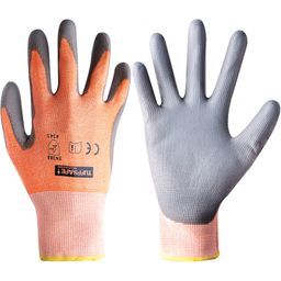 Cut Resistant Gloves, PU Coated, Grey/Orange thumbnail-0